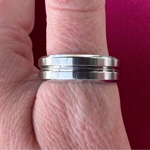 Stainless Steel Ring Sz 11/12 High Polish Men's Band